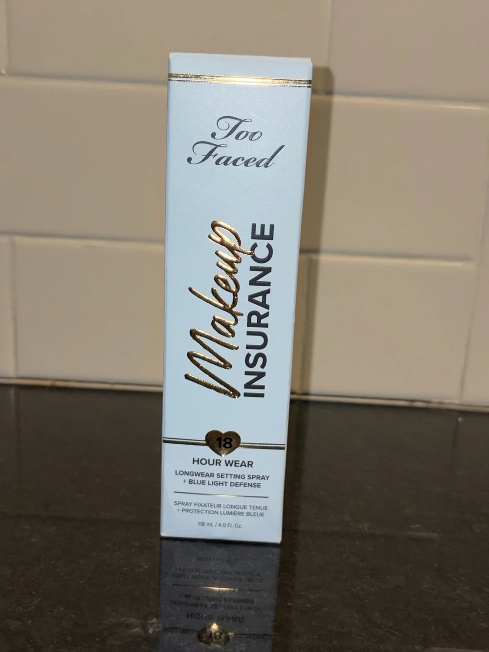 Too Faced - Makeup Insurance Longwear Setting Spray + Blue Light Defense - New